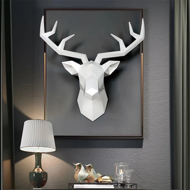 Elegant 3D Deer Head Wall Mount