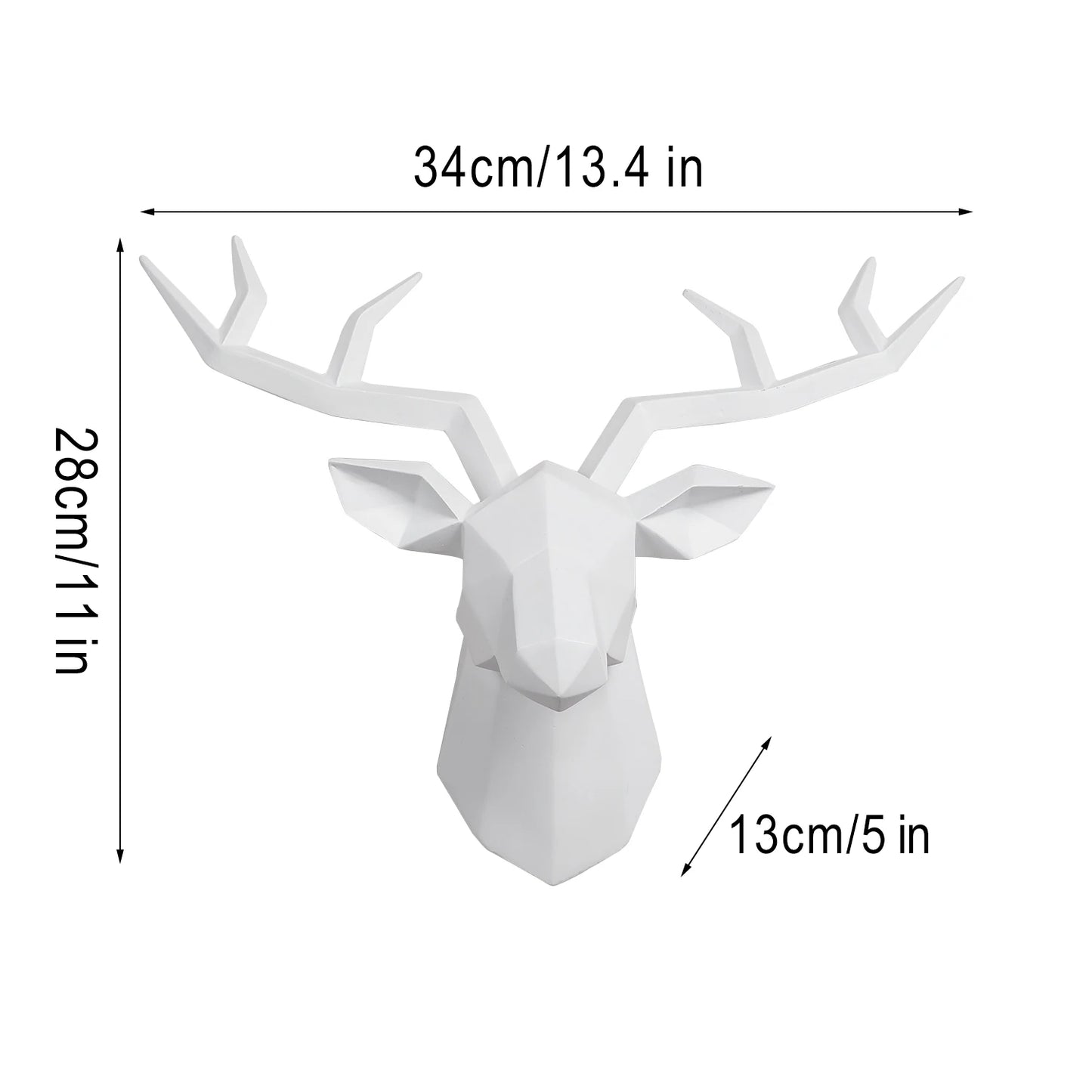 Elegant 3D Deer Head Wall Mount