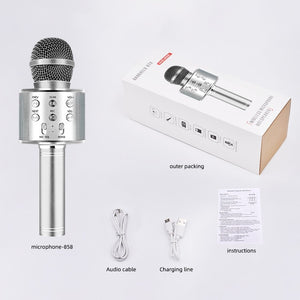 Bluetooth Karaoke Wireless Microphone & Recorder