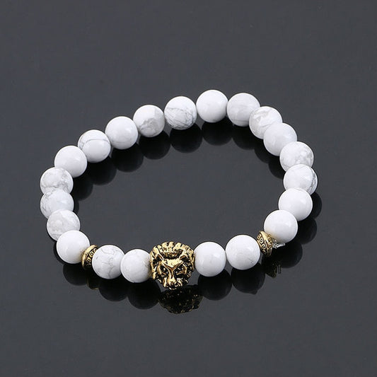 Lion Head Beaded Bracelet