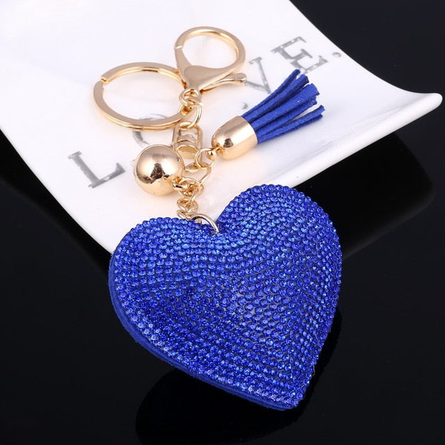 Romantic Heart Key Chain