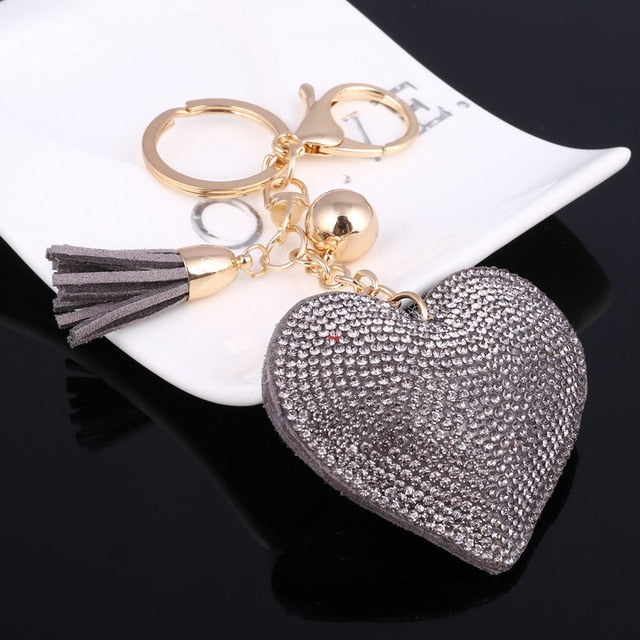 Romantic Heart Key Chain