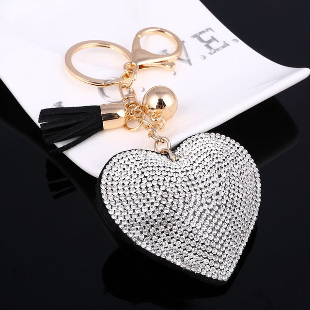 Romantic Heart Key Chain