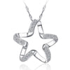 925 Sterling Silver Star Pendant Necklace