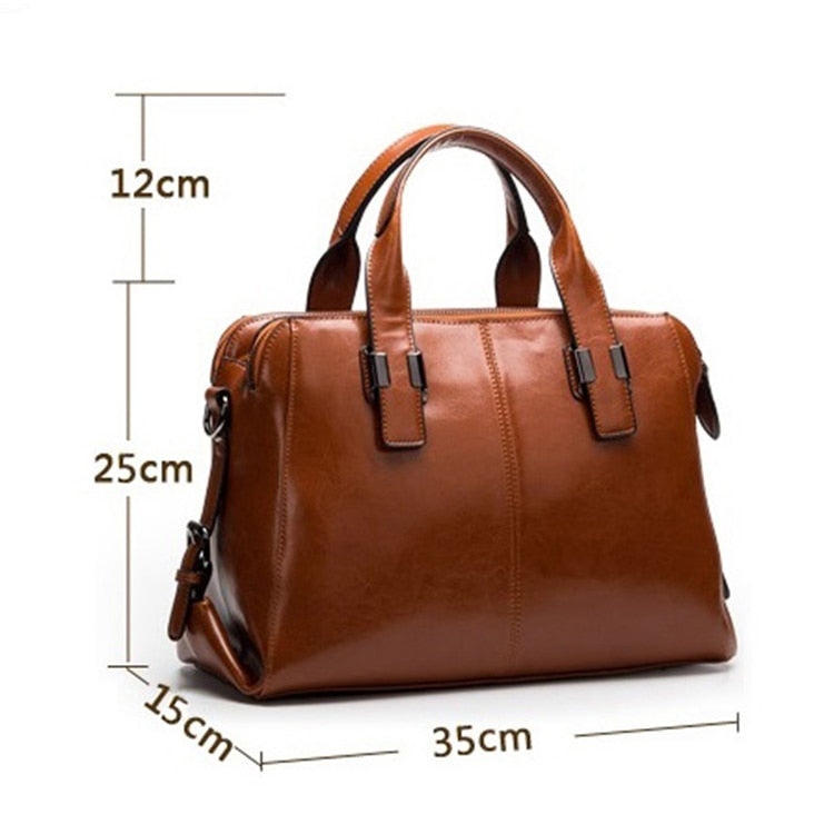 Real Cow Leather Ladies HandBags Women Genuine Leather bags Totes Messenger Bags Hign Quality Designer Luxury Brand Bag