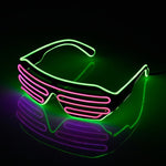 Double-colored LED Flashing Party Eyeglass